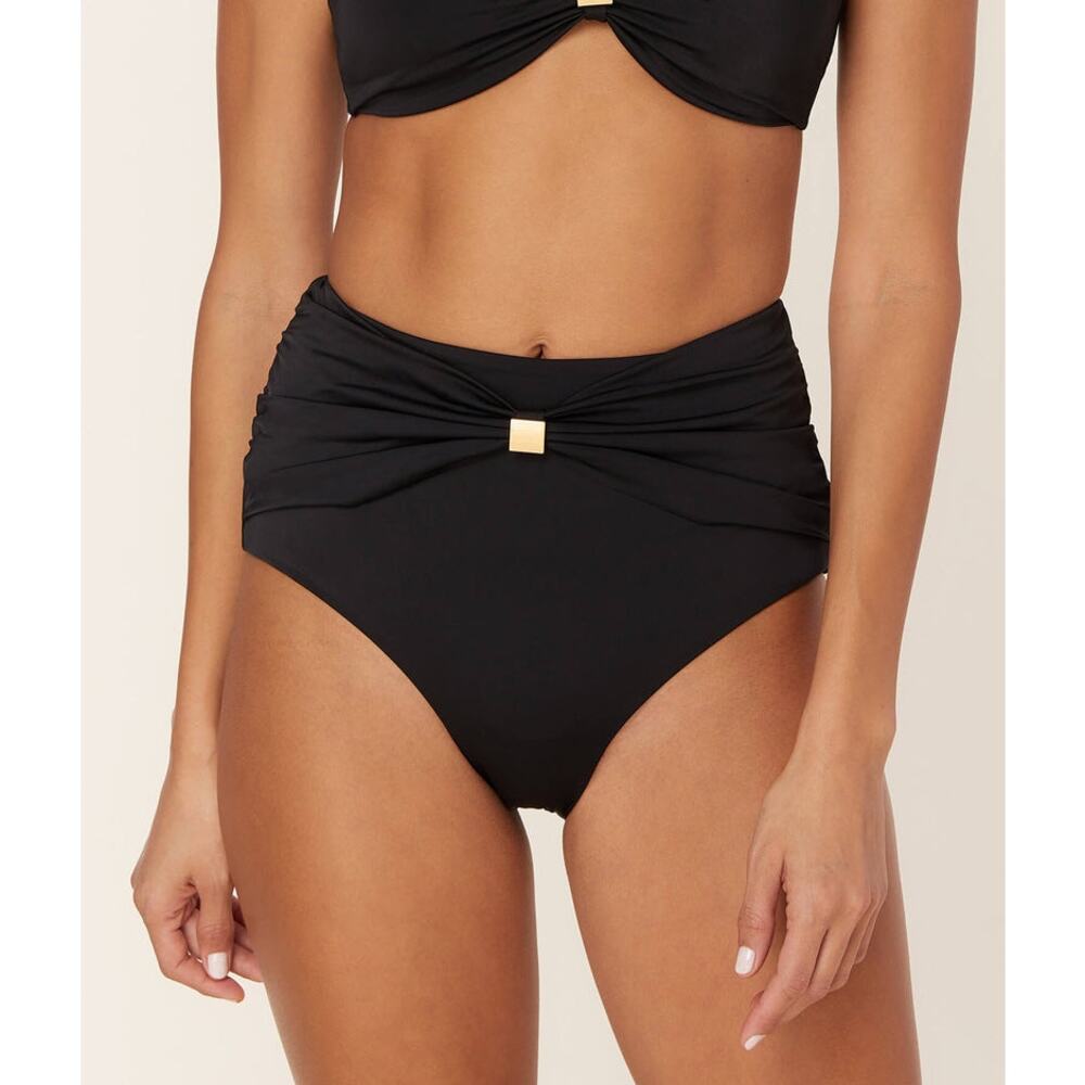 Andie Swim the Dahlia Bottom in Black S NWT